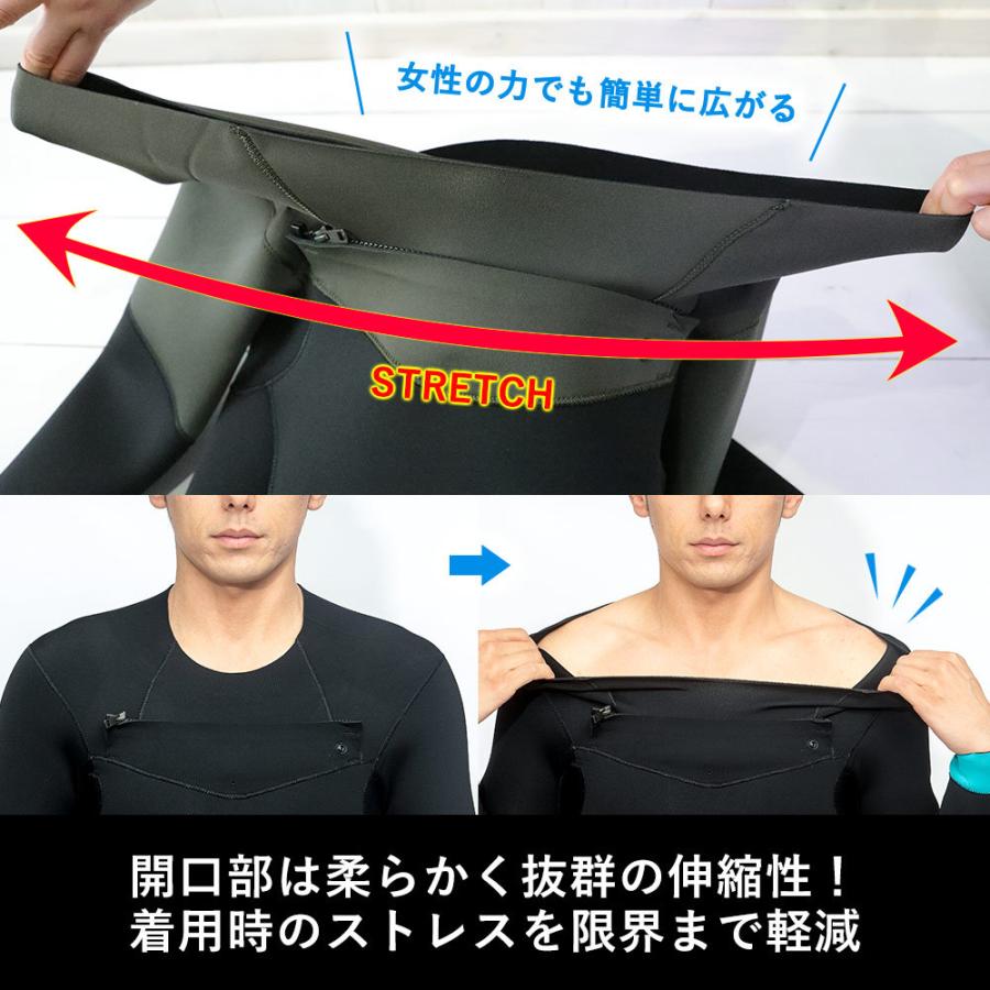 FELLOW ウェットスーツ フルスーツ バックジップ ALL3mm キッズ