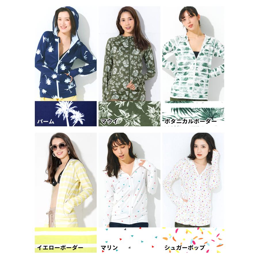 【最大23%お得!】FELLOW ラッシュガード パーカー フード付き レディース 長袖 UPF50+ UV98％カット 日焼け対策 水陸両用 速乾 | FELLOW | 49