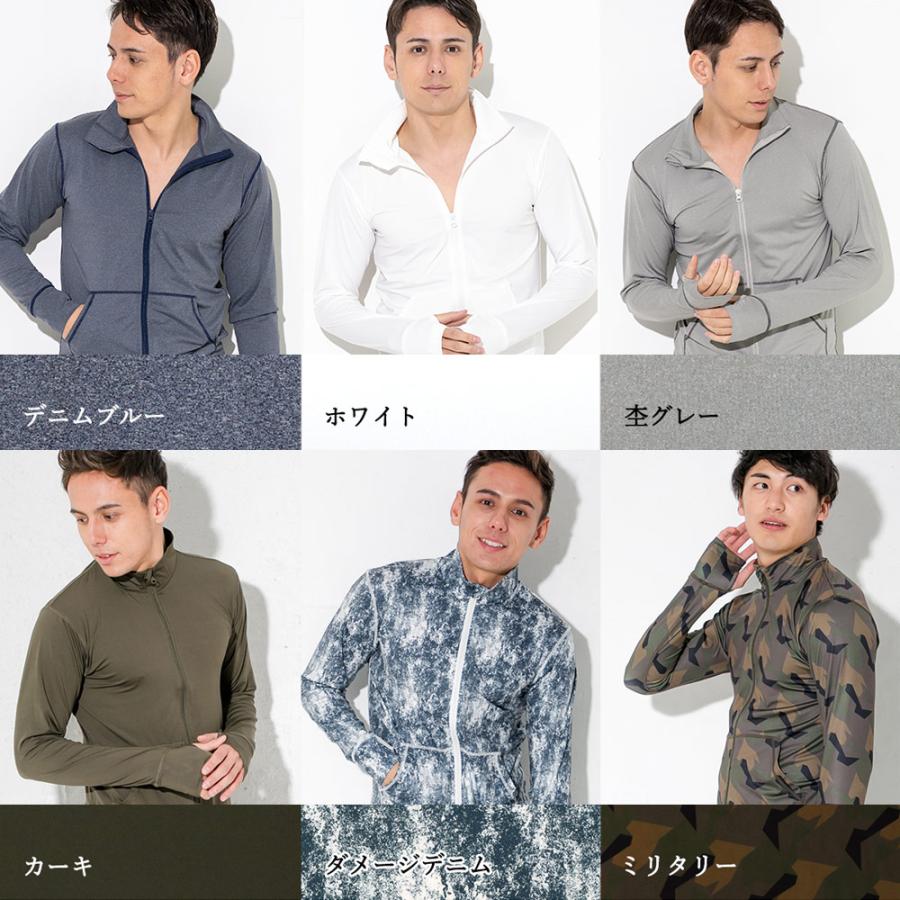 【海外限定・付属品】シナワールド×CRG☆ナイロンセットアップ 定番Mサイズ GRID SURF ラッシュガード ジップアップ メンズ 長袖 S〜3XL