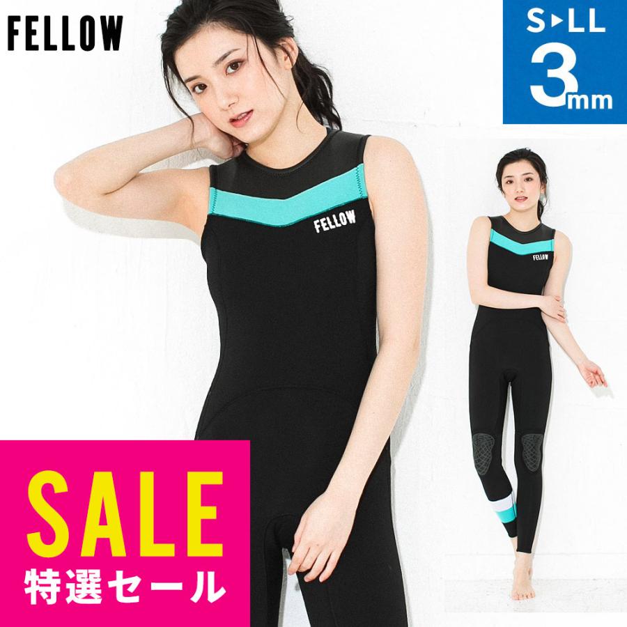 FELLOW 【特価】FELLOW ウェットスーツ ロングジョン バックジップ