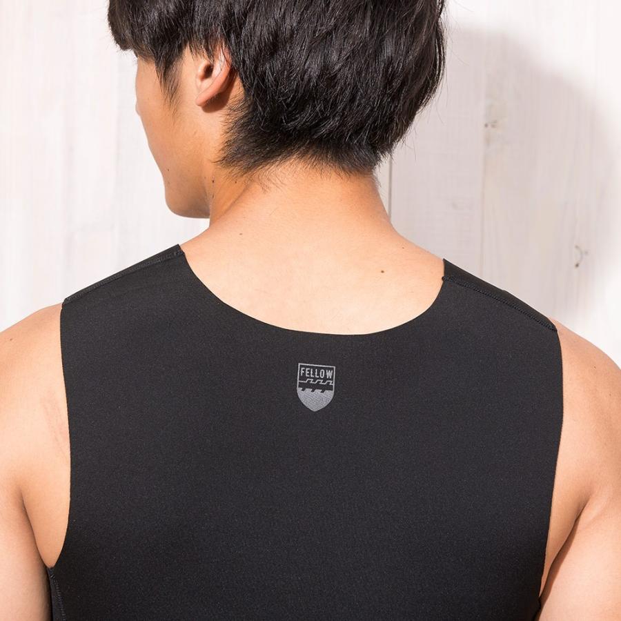 FELLOW メタルスキン 保温インナー ショートジョン メンズ 撥水 防水