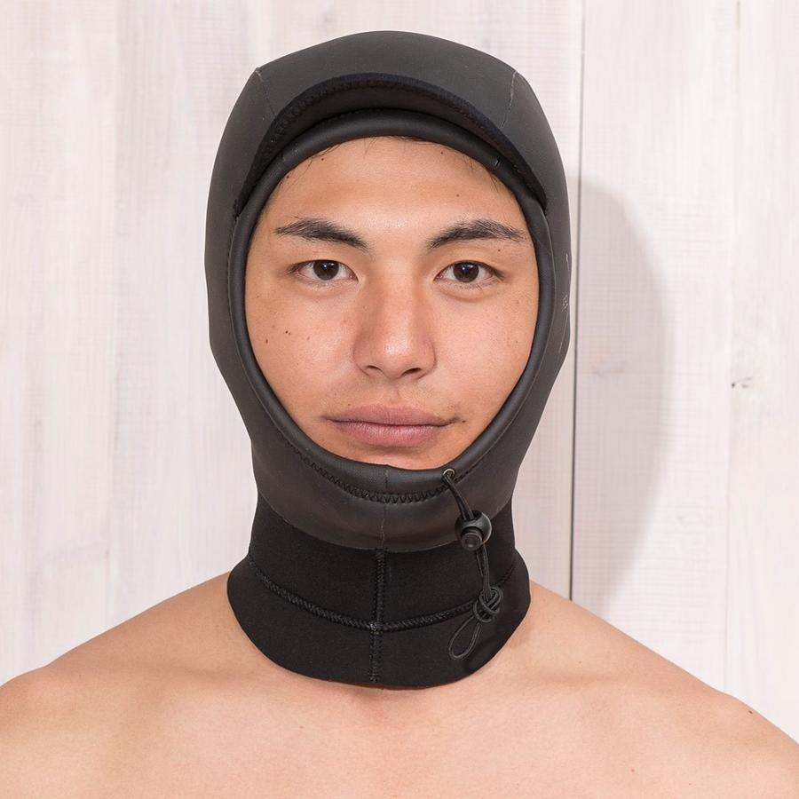 FELLOW ウェット サーフキャップ あご紐タイプ 3.5mm ウェットキャップ サーフィン 保温 裏起毛 速乾 真冬用 | FELLOW | 01