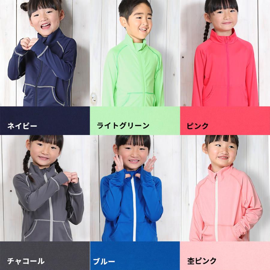HEAZEL ラッシュガード ジップアップ キッズ 長袖 スタンド