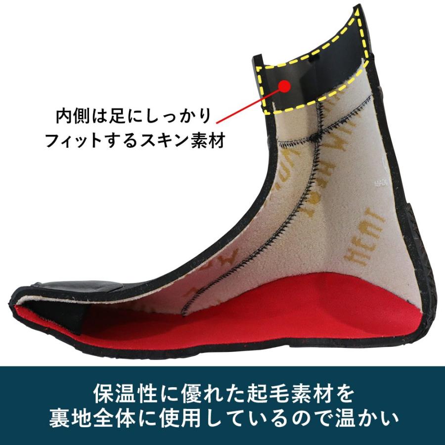 FELLOW サーフブーツ 6mm 23-29cm 先割れタイプ スプリット
