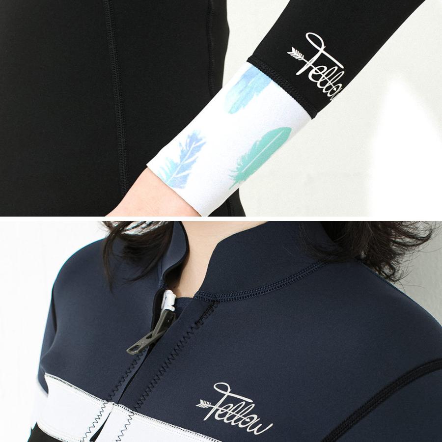 予約 ウェットスーツ タッパー レディース All2mm ジャケット 長袖 Fellow フロントジップ サーフィン Jpsa 日本規格 Sup Go Island 通販 Yahoo ショッピング