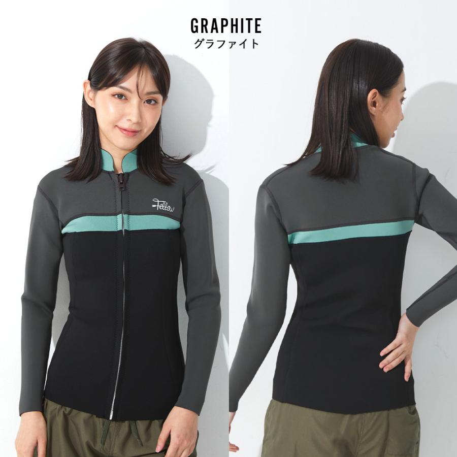 FELLOW ウェットスーツ タッパー レディース ALL2mm ジャケット 長袖