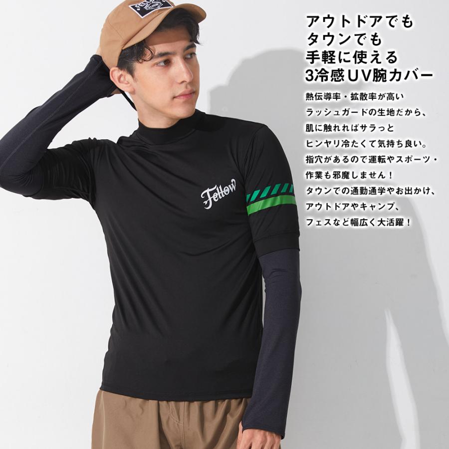 FELLOW 【9/20〜22はP5倍】FELLOW アームカバー 接触冷感 抗菌 UV98