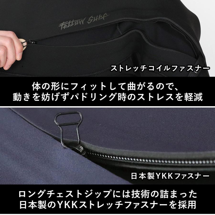 FELLOW ウェットスーツ フルスーツ ロングチェストジップ メンズ 3mm