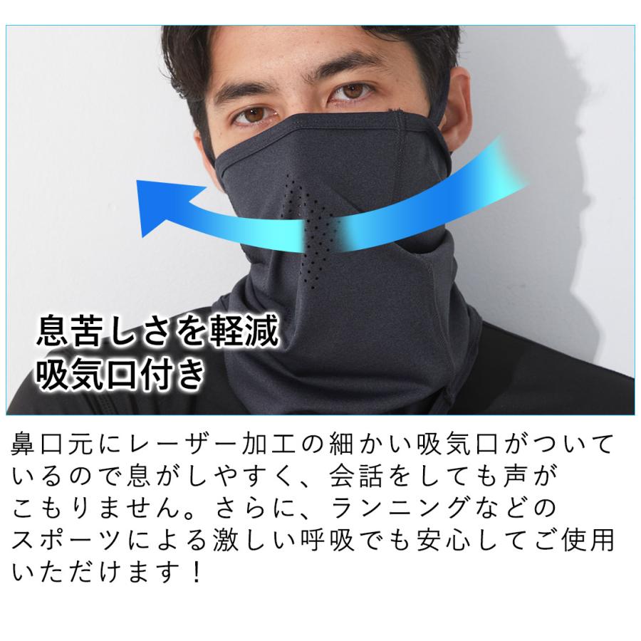 FELLOW フェイスカバー フェイスガード UPF50+ 接触冷感 抗菌 吸水速乾