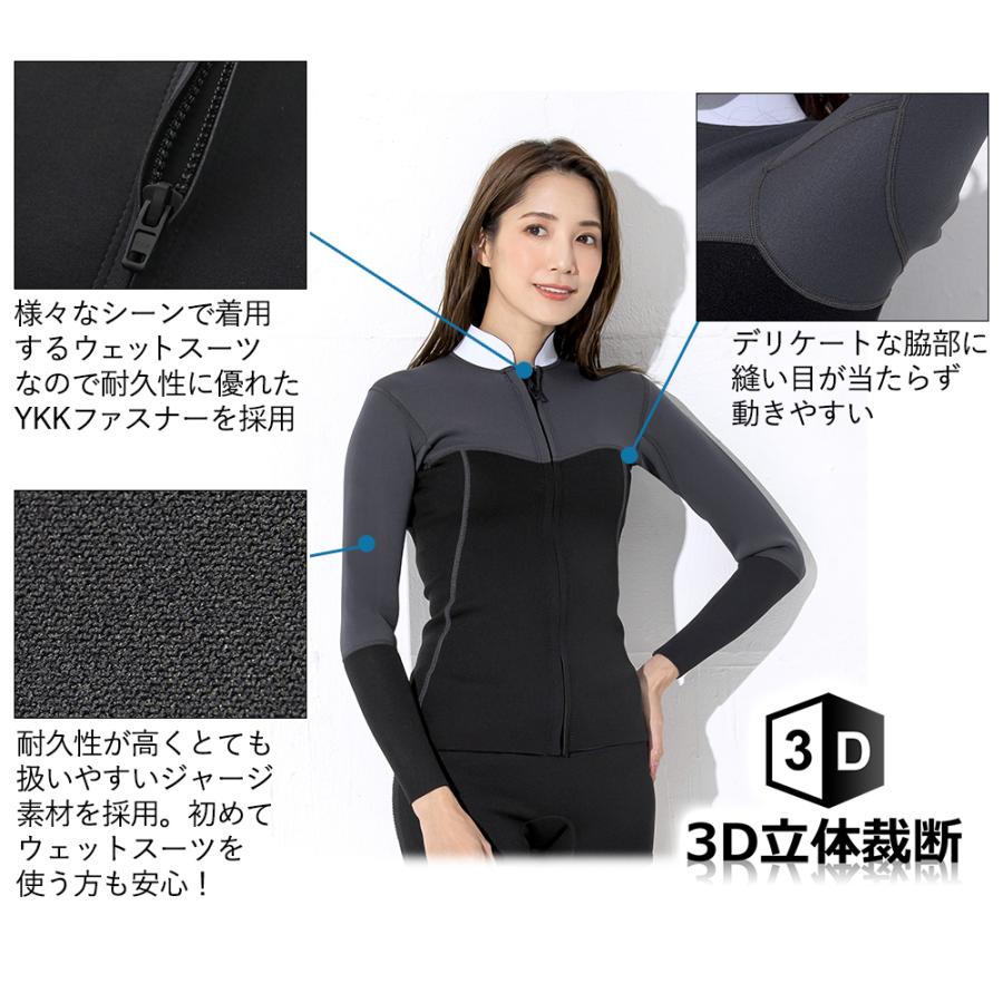 Ko'a ショートパンツ 1.5mm ＆ タッパー 2mm セット レディース