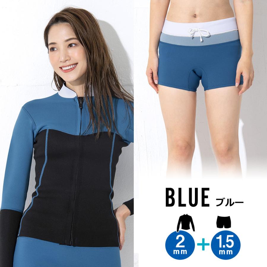 Seea ロングスリーブタッパーとショートパンツ　XSサイズ Ko'a 【最大19%お得!】Ko'a ショートパンツ 1.5mm ＆ タッパー 2mm
