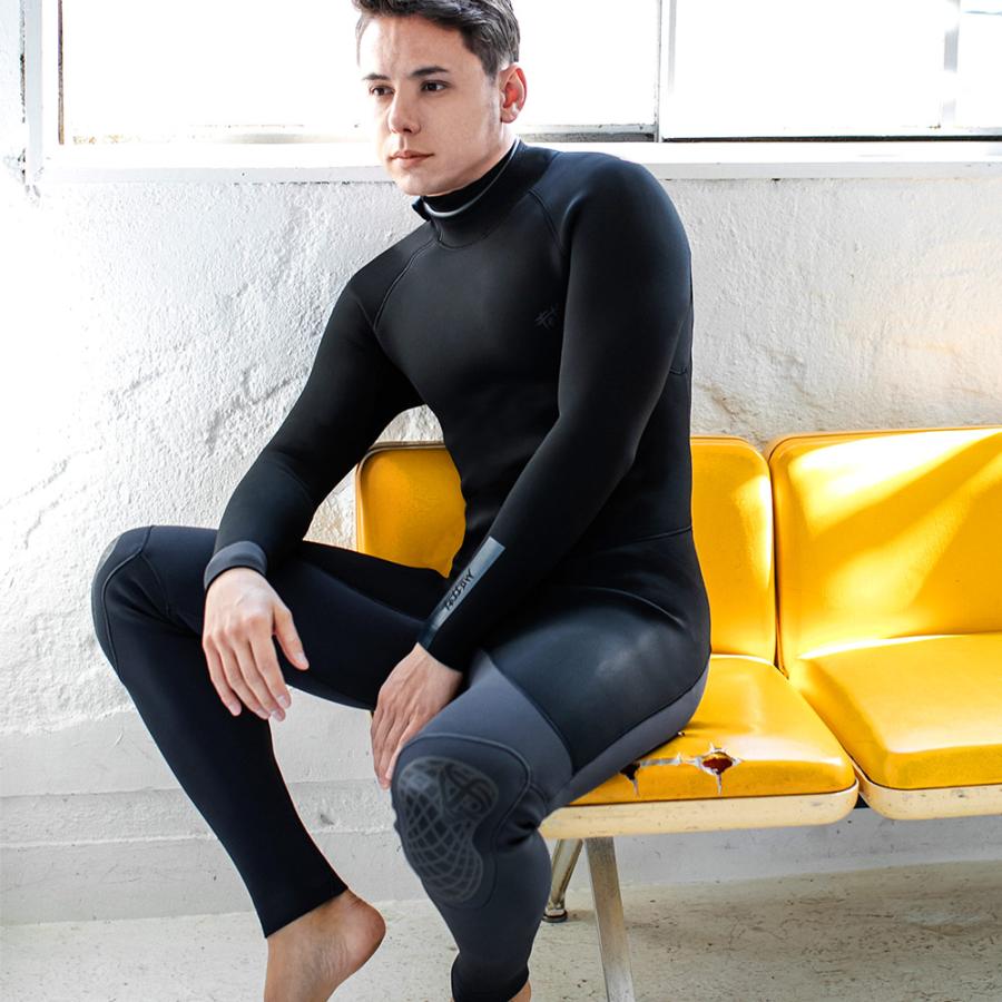 FELLOW ウェットスーツ フルスーツ メンズ バックジップ 3mm