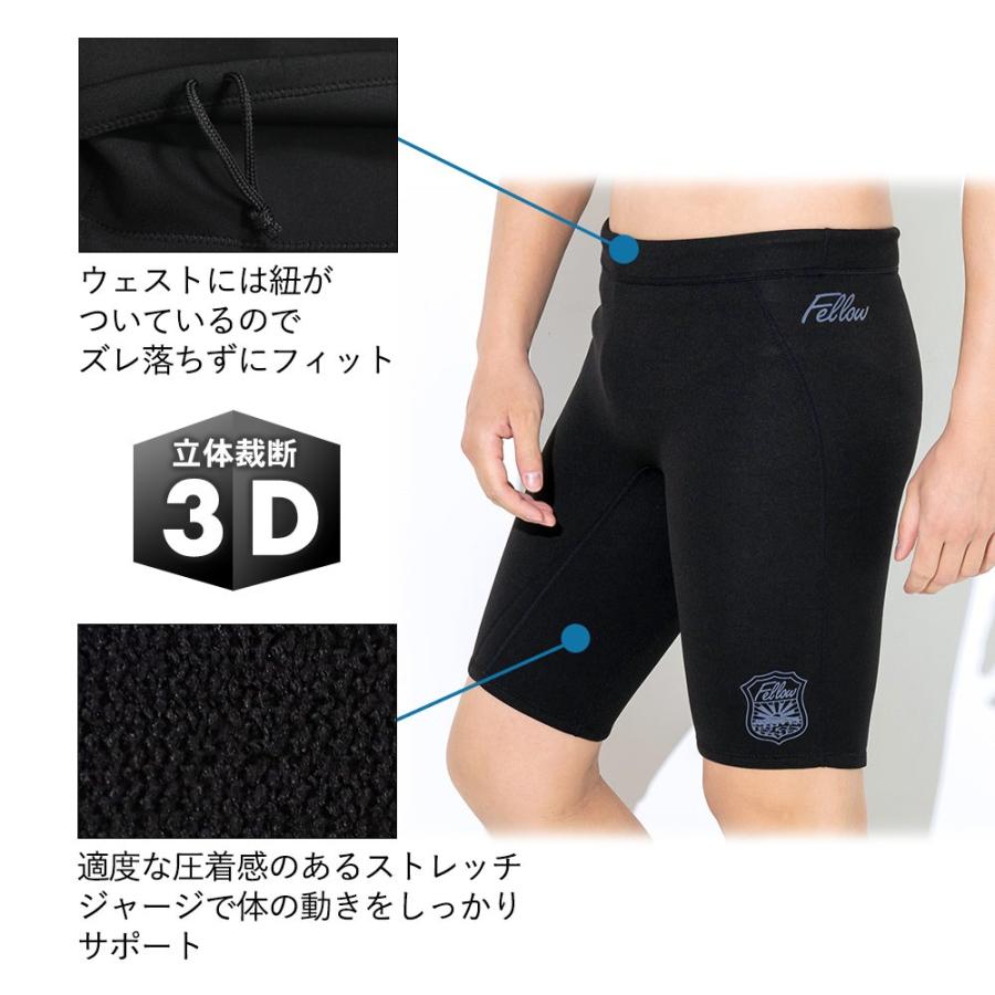 FELLOW ウェットスーツ タッパー 3mm ＆ ハーフパンツ 1.5mm セット