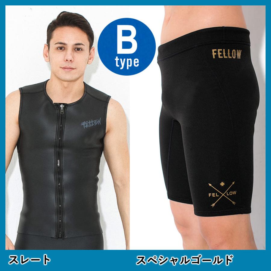 FELLOW ウェットスーツ ベスト 2mm ベスト サーフィン タッパーXLB Amazon | FELLOW ウェットスーツ メンズ ベスト 2mm 男性用