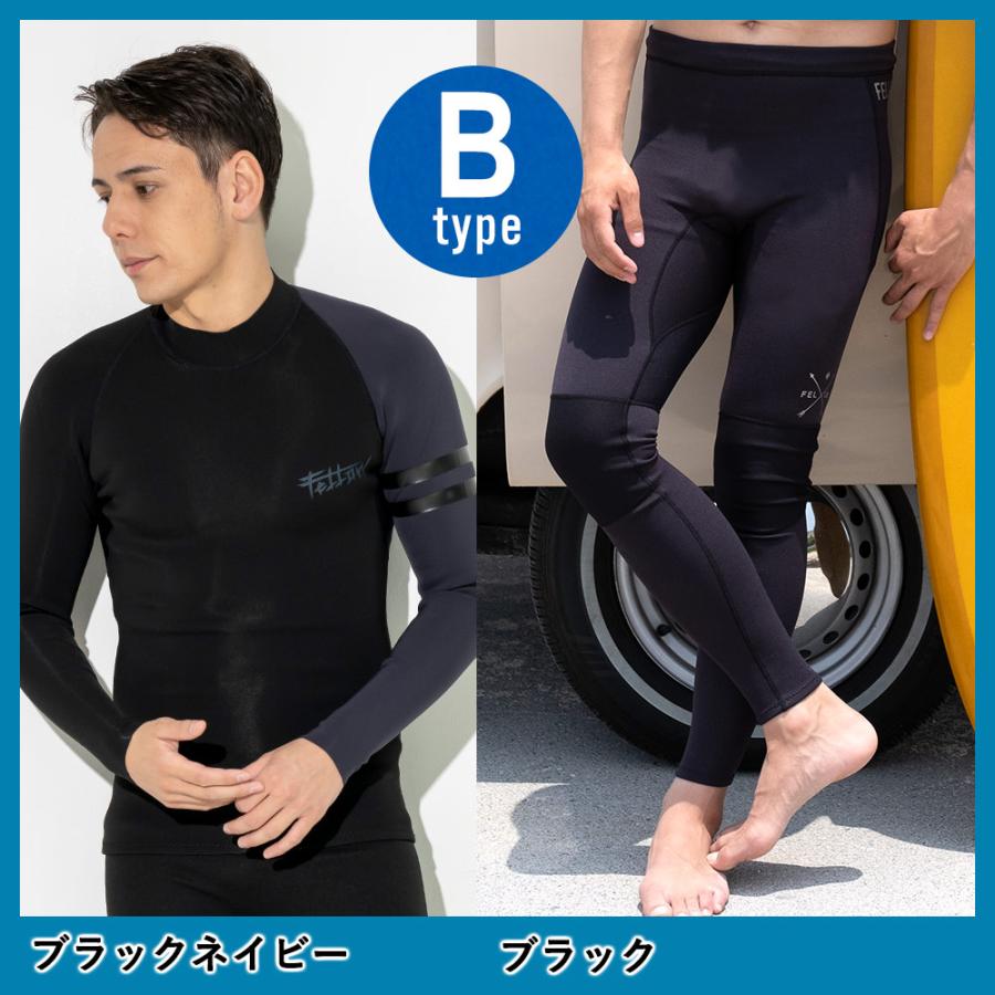 FELLOW ウェットスーツ ノンジップタッパー ＆ ロングパンツ セット
