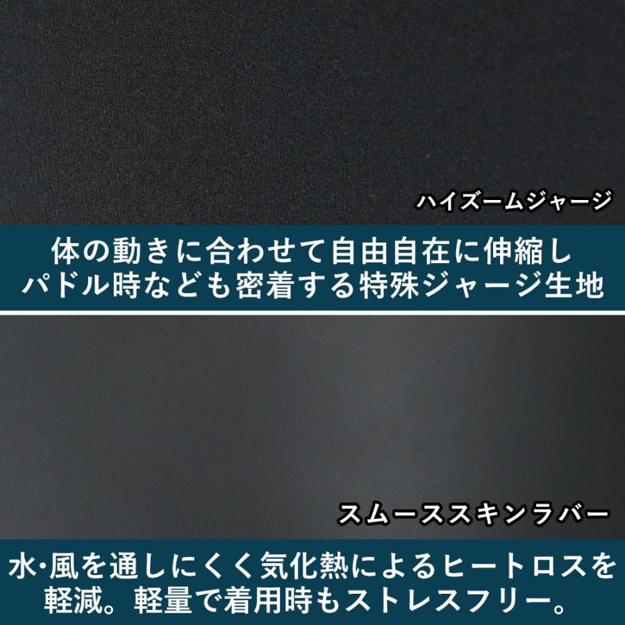 FELLOW ウェットスーツ セミドライ メンズ 5×3mm スキン チェストジップ 冬 サーフィン 保温 JPSA 大きいサイズ｜go-island｜13