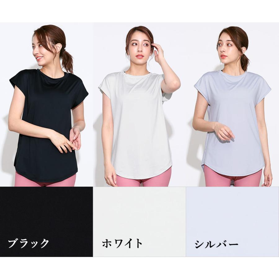 ALO Yoga Tシャツ・ヨガウェア 大人気【Alo Yoga】Cropped All Day クロップド ロゴ Tシャツ