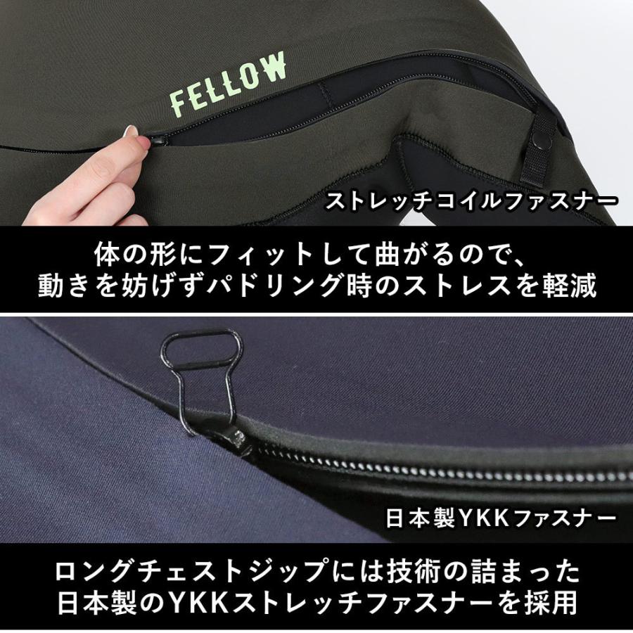 FELLOW ウェットスーツ レディース ロングチェストジップ