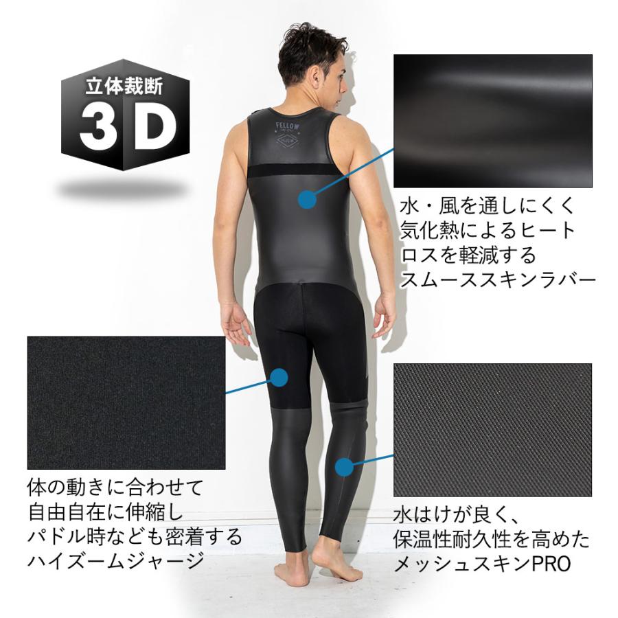 FELLOW 【5/15はP5倍】FELLOW ウェットスーツ 半袖タッパー 2mm