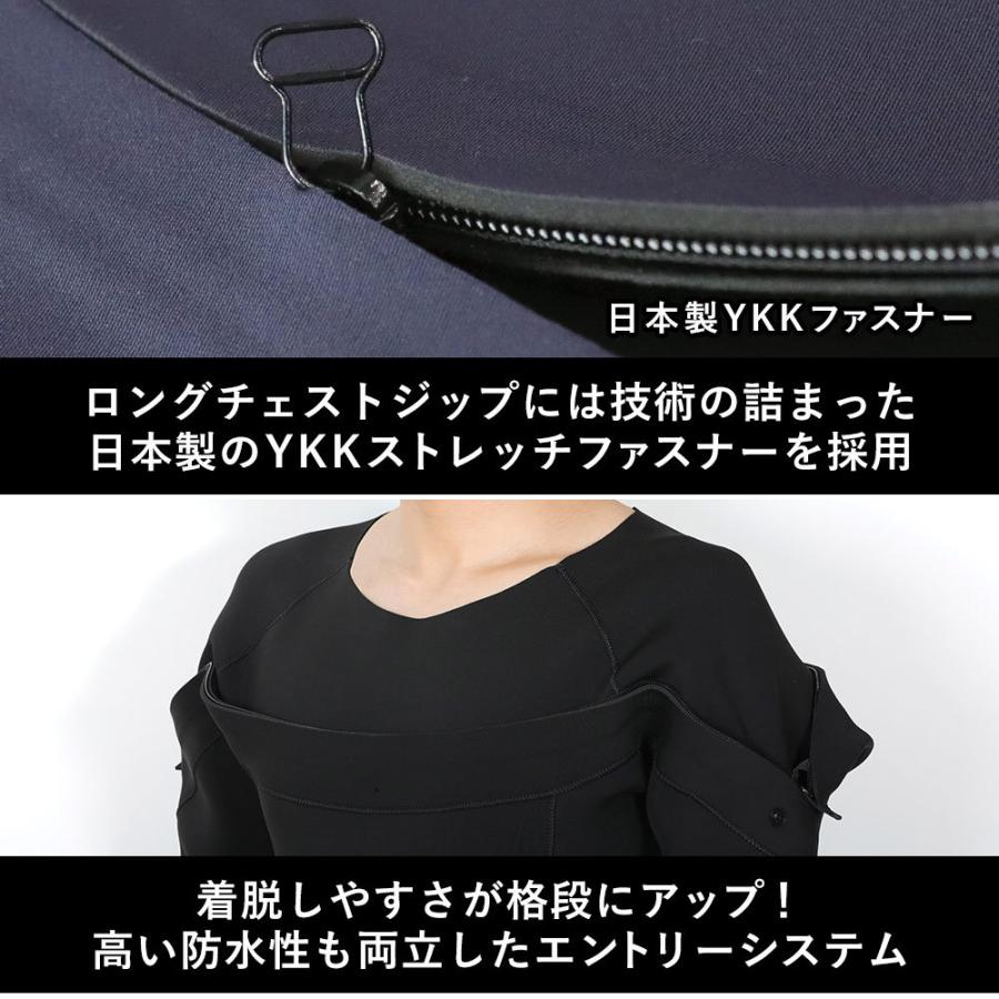 【エントリーでお得！】FELLOW ウェットスーツ シーガル 3mm メンズ ロングチェストジップ サーフィン ジャージ ストレッチ JPSA 日本規格 SUP｜go-island｜07