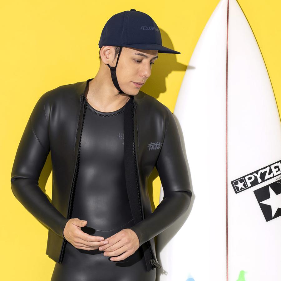 FELLOW サーフキャップ 59cm 水陸両用 ビーチキャップ 速乾 あご