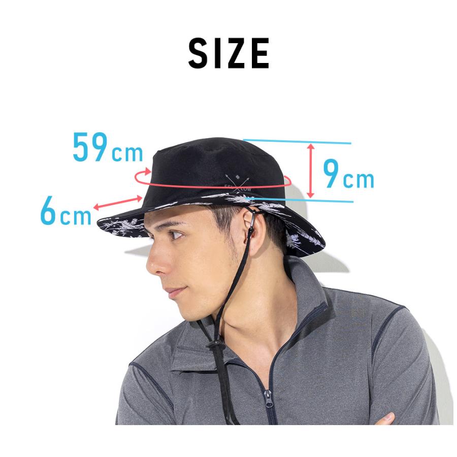 FELLOW リバーシブルビーチハット 帽子 頭周り 59cm ビーチ