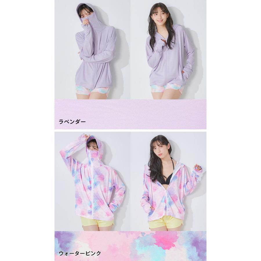 Ko'a ラッシュガード ハイネックパーカー レディース つば付き UVカット90％以上 軽量 紫外線対策 日焼け対策 |  | 23