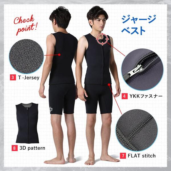 2mm/ベスト　【サイズ選択可】【男女各サイズ有】サーフィン/ウェットスーツ RSS SURF ウェットスーツ フロントジップ ベスト 2mm メンズ