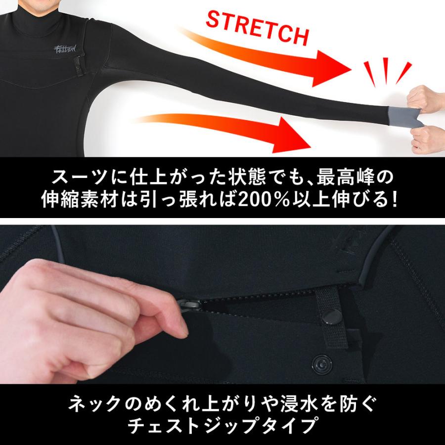 FELLOW 【最大24%お得!】新作 ウェットスーツ シーガル 3mm メンズ