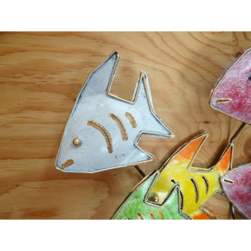 ウォールデコレーション オブジェ 壁飾り アイアン 熱帯魚 魚 ウォールデコレーション オブジェ 壁飾り アイアン 熱帯魚 魚