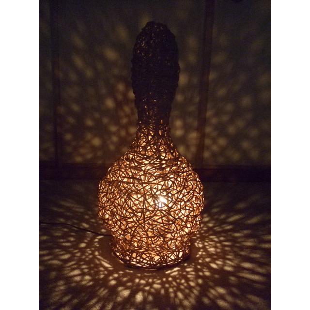 送料込み】籐のラタン フロアランプ スタンドライト フロアスタンド