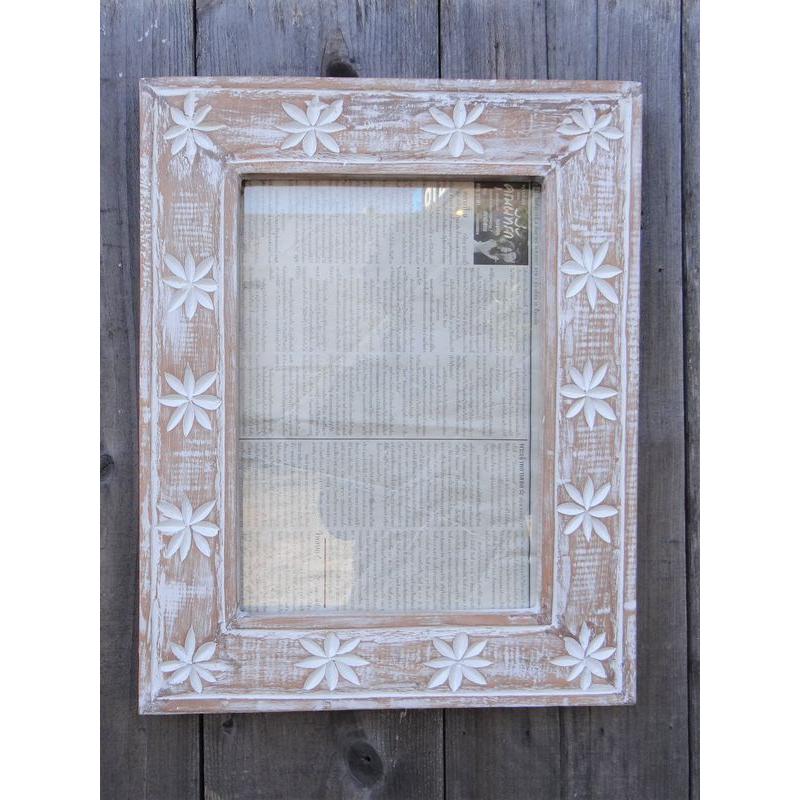 額 フレーム フォトフレーム 壁掛け 木製 ウッド おしゃれ 木彫り