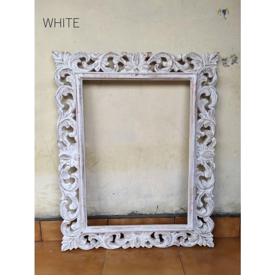 フレーム フォトインフォト 撮影 木彫り カービング インテリア アンティーク ウォールデコ 額縁 おしゃれ デコレーション 撮影小物 レトロ