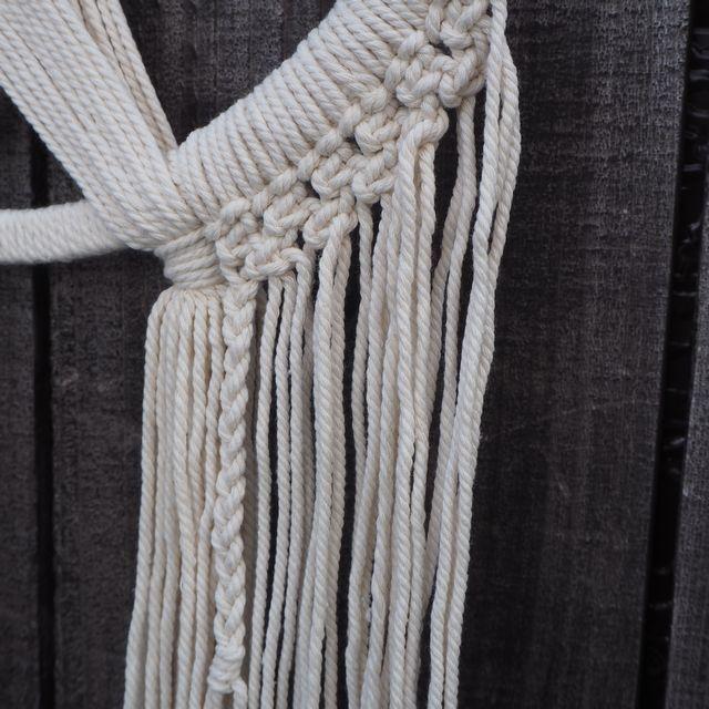 マクラメ ドリームキャッチャー ムーン ハンドメイド タペストリー