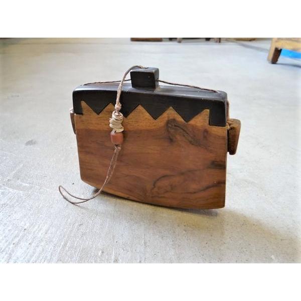 アジアン アンティーク 雑貨 箱 タバコケース スンバ島 木製 財布 煙草入れ タバコ入れ ウッドクラフト