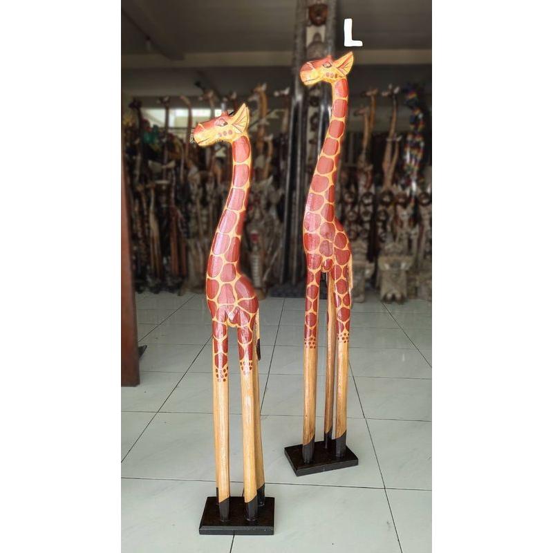 キリン 置物 木彫り オブジェ 木製 120cm おしゃれ 新生活 キリン 置物 木彫り オブジェ 木製 120cm おしゃれ 新生活