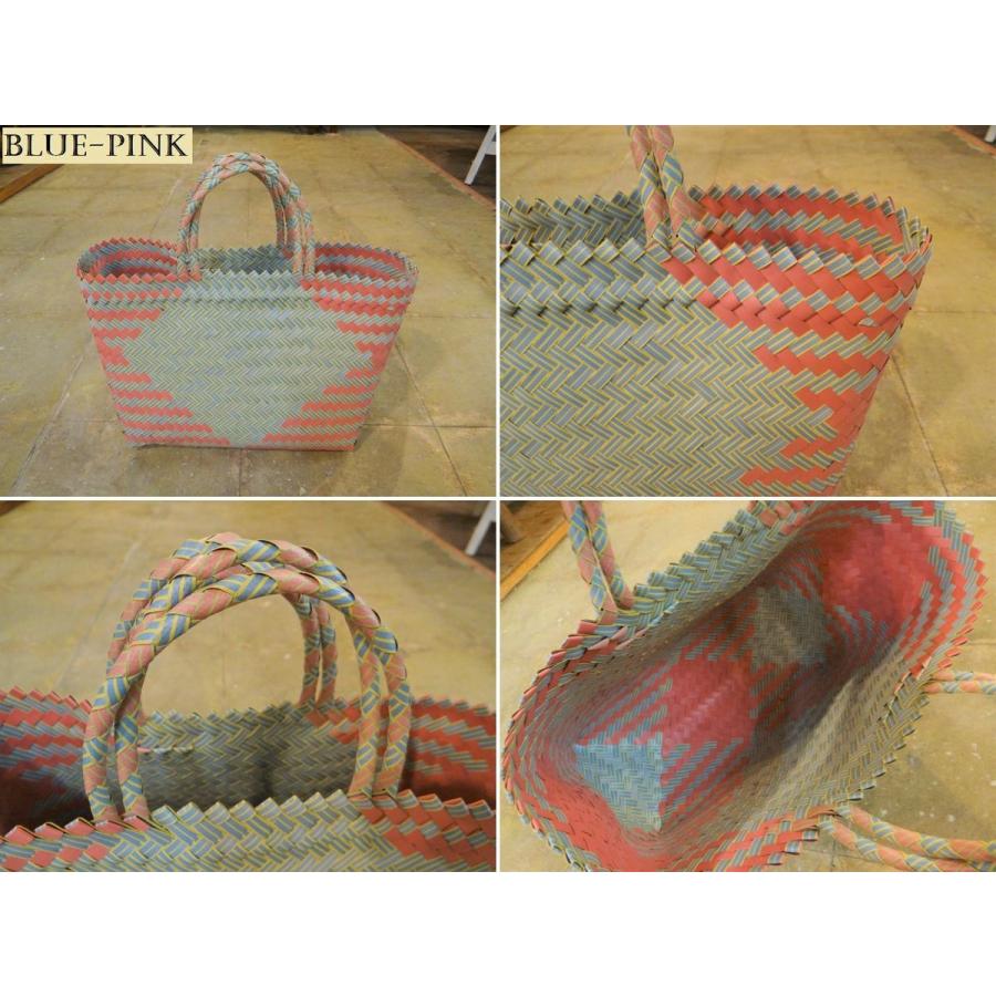 パサールバッグ プラスチック かご バッグ バリ島 買い物かご エコバッグ カゴバッグ 軽い エコバッグ かごバッグ カゴバッグ Pasar Mix Lsize Pasarmix L アジアンエスニックのゴア ガジャ 通販 Yahoo ショッピング