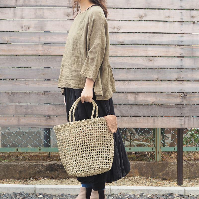 シーグラス バッグ 透かし編み トートバッグ 水草 カゴバッグ 天然素材 トート ショルダーバッグ 軽い 草 夏バッグ 海 旅行 ビーチバッグ リゾート Seaglass04 アジアンエスニックのゴア ガジャ 通販 Yahoo ショッピング