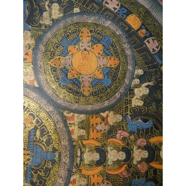 タンカ 曼荼羅 マンダラ ブッダ 仏陀 47×61cm 仏画 チベット タンカ 曼荼羅 マンダラ ブッダ 仏陀 47×61cm 仏画 チベット