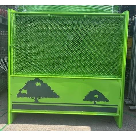 バリケード　安全第一 フェンス 最安値 緑色 フェンス 安い 大阪 堺市 東大阪市 引き取り限定 グリーン