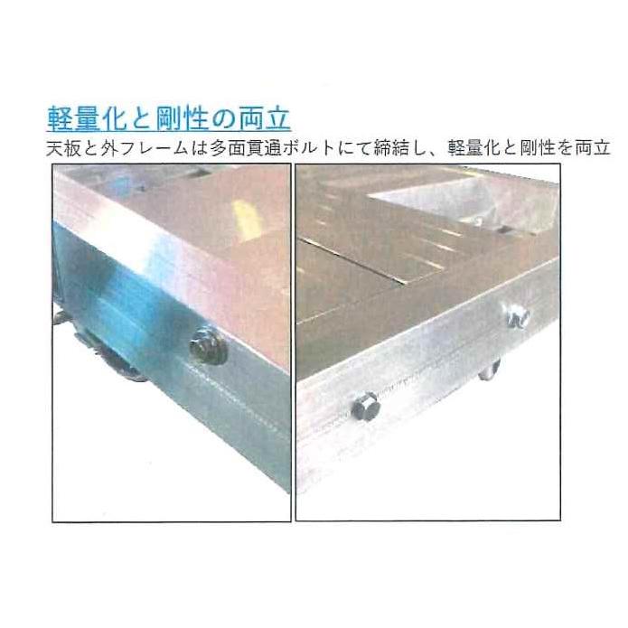 大阪府への引き取り限定 アルミ台車 部品交換可能 強い 軽量 仮設 建設