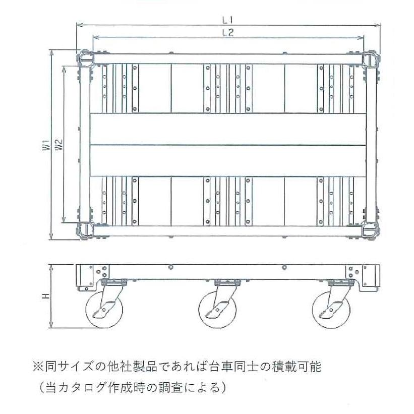 大阪府への引き取り限定 アルミ台車 部品交換可能 強い 軽量 仮設 建設