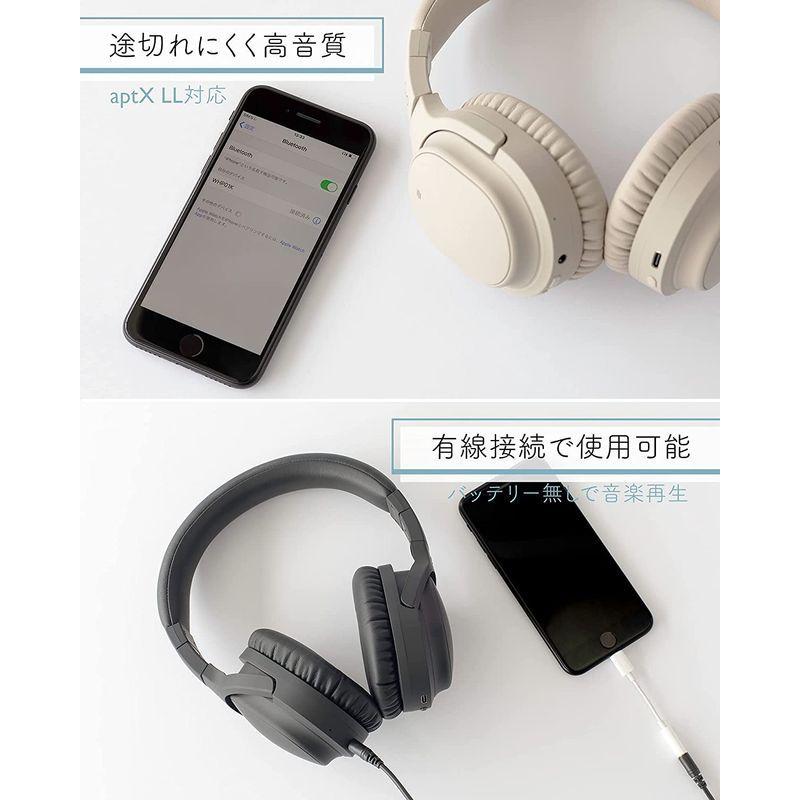 「超メルカリ市」 ag WHP01K AG-WHP01K ワイヤレス ヘッドホン Bluetooth ノイズキャンセリング ノイキャン ANC マイク付き（ダ 【2041797291】(10235円)