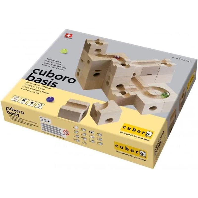 (知と育) CUBORO (キュボロ) キュボロ ベーシス スイス製 積み木 30キューブ ビー玉 転がし スロープトイ 知育玩具 おもちゃ
