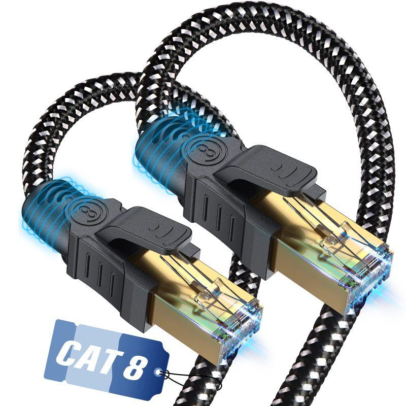 CAT8 LANケーブル カテゴリー8ケーブル40Gbps 2m