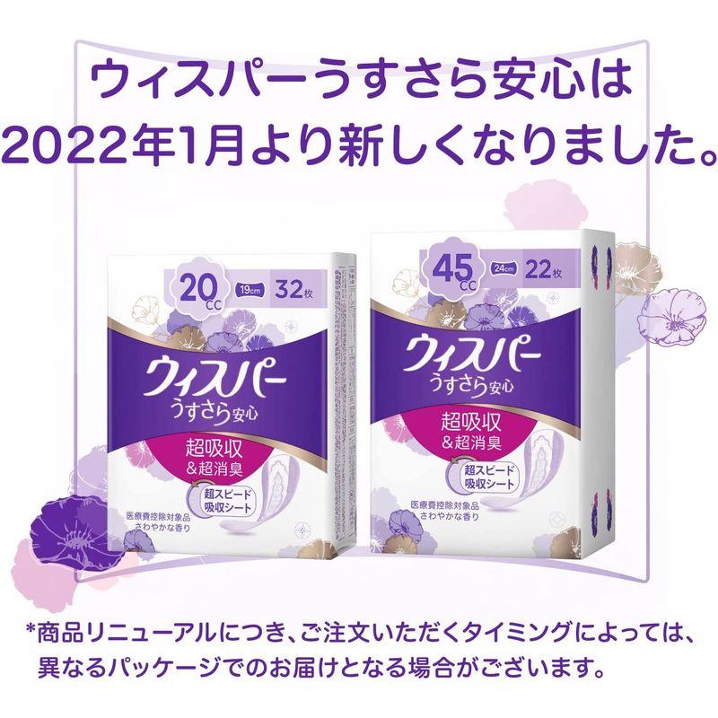 楽天カード分割】 ケース販売 まとめ買いウィスパー うすさら安心 80cc