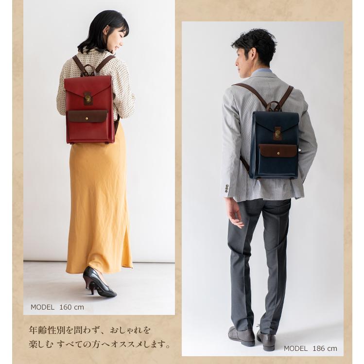 リュック メンズ 革 リュックサック 本革 通勤バッグ A4サイズ ビジネスバッグ 小さめ レザー バック メンズバッグ 日本製 アビエス ABIES L.P. 男性 ギフトの画像