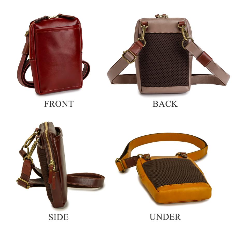 xxx様のお部屋 ミニ ショルダーバッグ 本革 小さい 小さめ メンズ レディース 男女