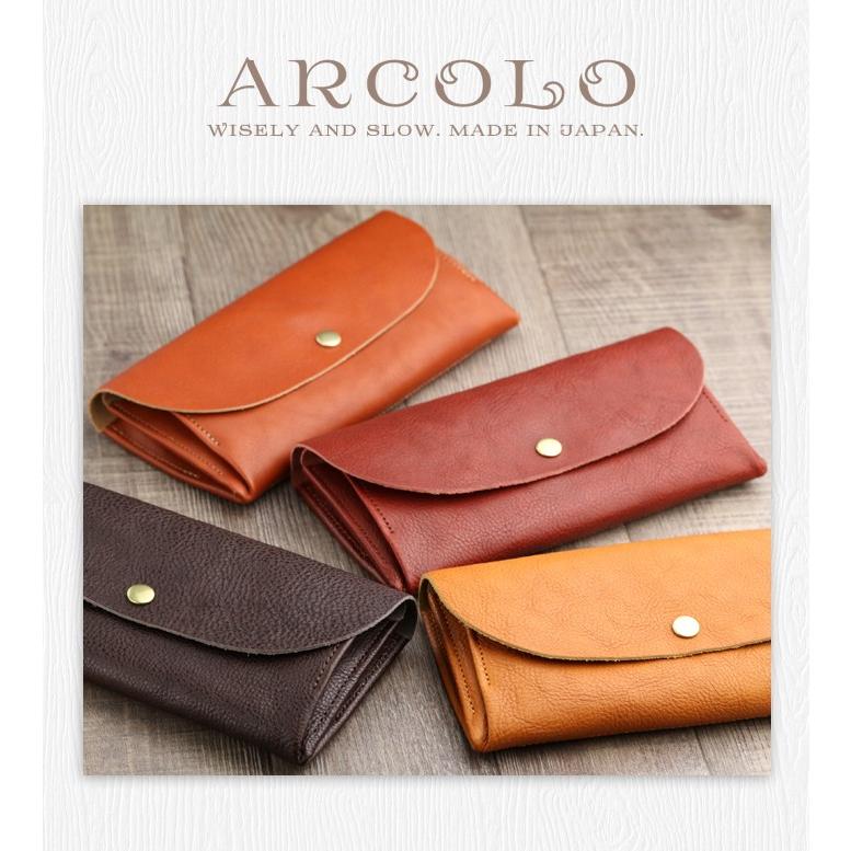 長財布 レディース 本革 姫路レザー 日本製 かぶせ ARCOLO アルコロ 女性 30代 40代 50代 人気 1210五番街 バッグ