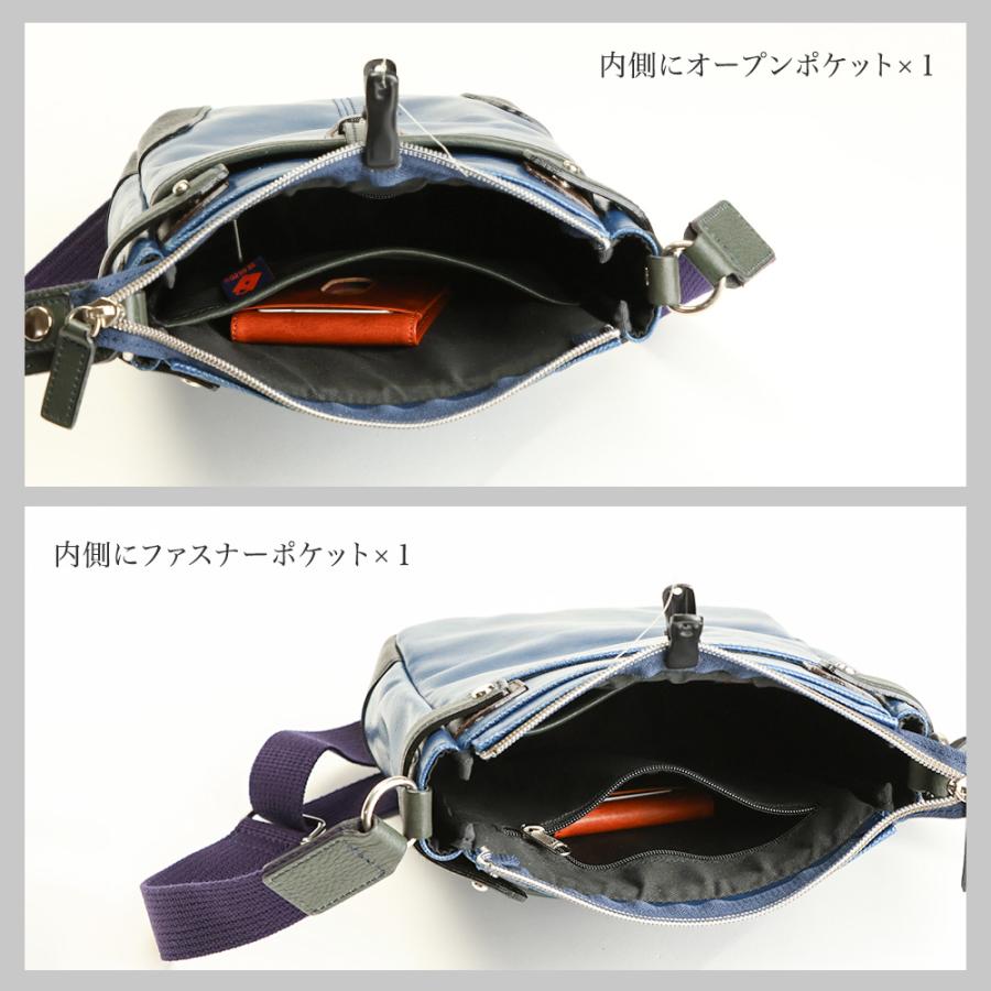豊岡鞄 メンズ バッグショルダーバッグ  小さい 帆布PU 日本製 A5 縦型 軽い 斜めがけ ショルダー バック 旅行 Sサイズ 男性 ギフトの画像